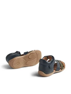 Wheat Sandalen·Halbsandalen|Sandalen^Leder-Halbsandalen "Robbie" in Dunkelblau