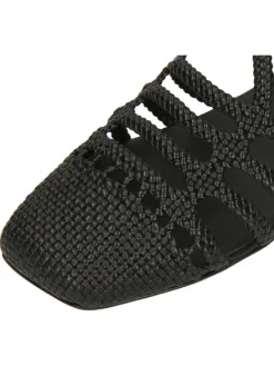Leder-Halbsandalen 