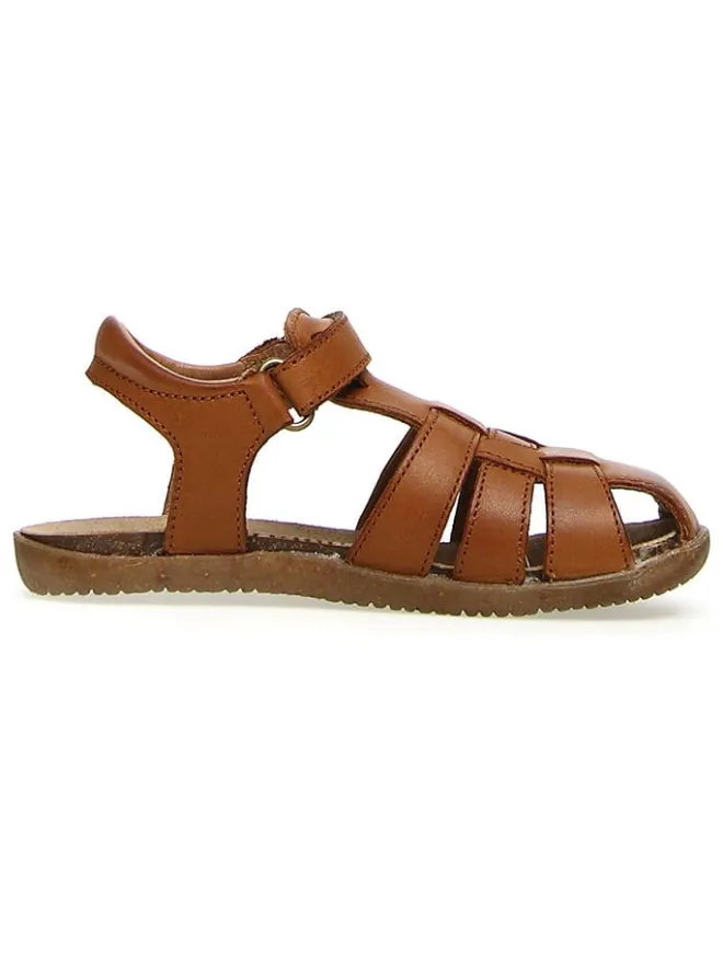 Naturino Sandalen|Sandalen·Halbsandalen^Leder-Halbsandalen "Scout" in Braun