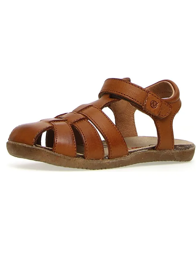 Naturino Sandalen|Sandalen·Halbsandalen^Leder-Halbsandalen "Scout" in Braun