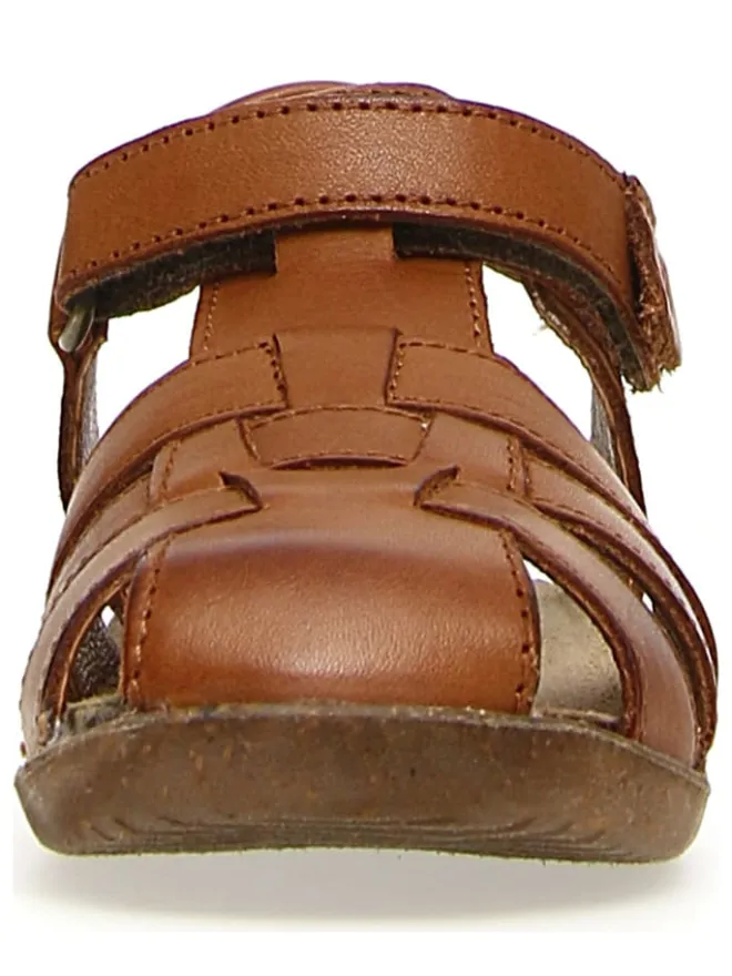 Naturino Sandalen|Sandalen·Halbsandalen^Leder-Halbsandalen "Scout" in Braun
