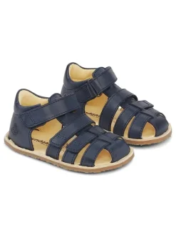 Leder-Halbsandalen "Sebastian II" in Dunkelblau>Bundgaard Hot