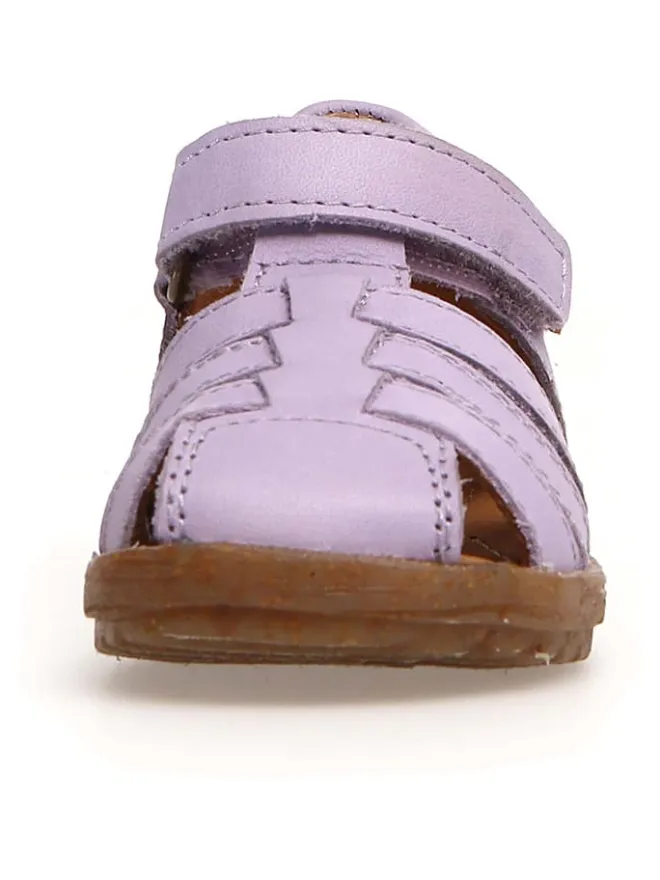 Leder-Halbsandalen "See" in Lila>Naturino Clearance