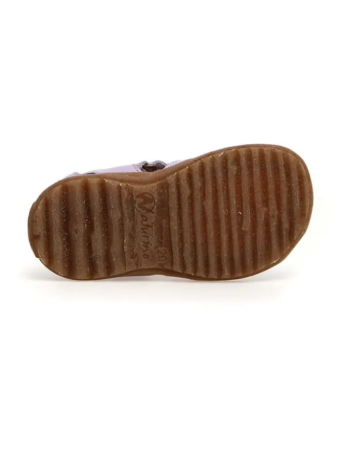 Leder-Halbsandalen "See" in Lila>Naturino Clearance