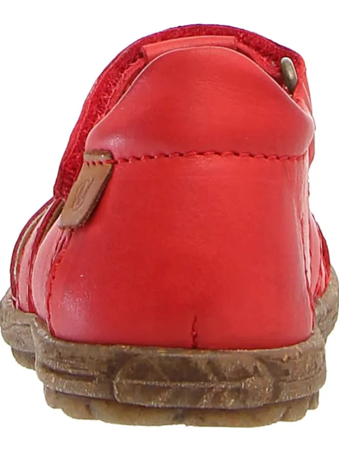 Leder-Halbsandalen "See" in Rot>Naturino Clearance