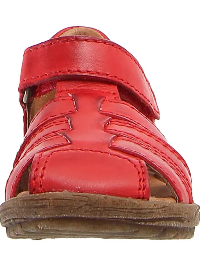 Leder-Halbsandalen "See" in Rot>Naturino Clearance