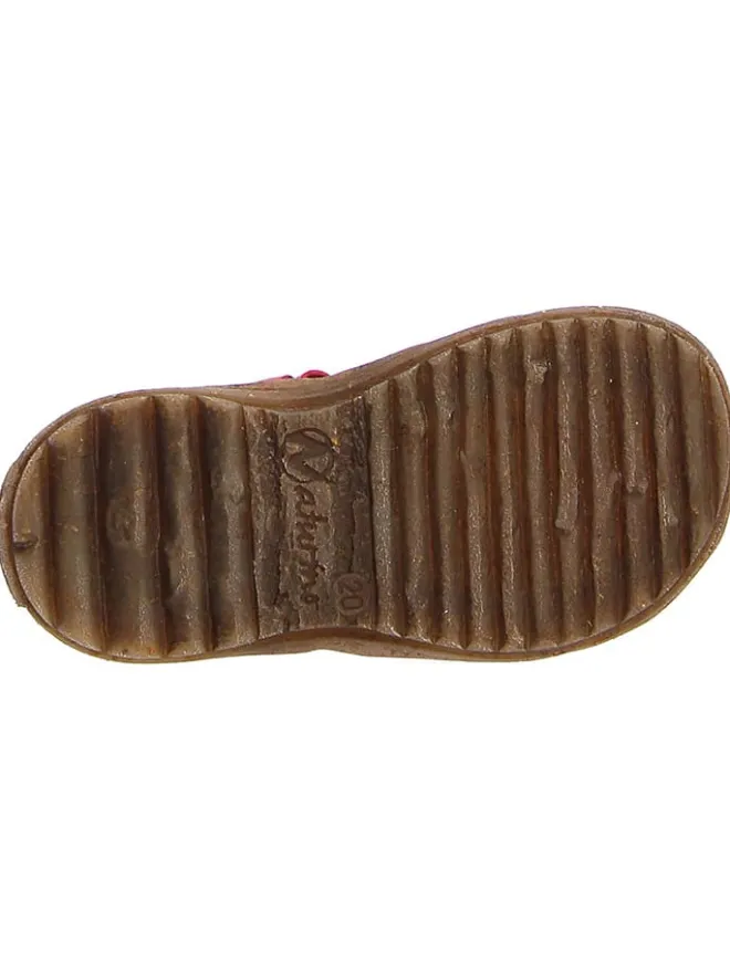 Leder-Halbsandalen "See" in Rot>Naturino Clearance