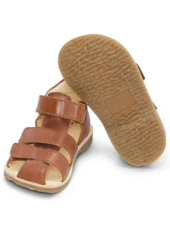 Leder-Halbsandalen "Shea" in Hellbraun>Bundgaard Clearance