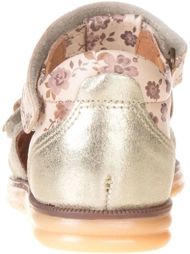 Leder-Halbsandalen "Sky Flower" in Rosa>Wheat Hot