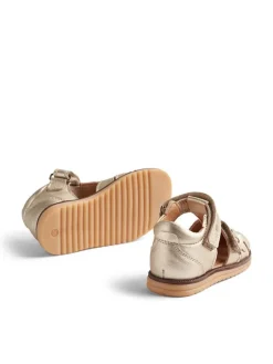 Leder-Halbsandalen 