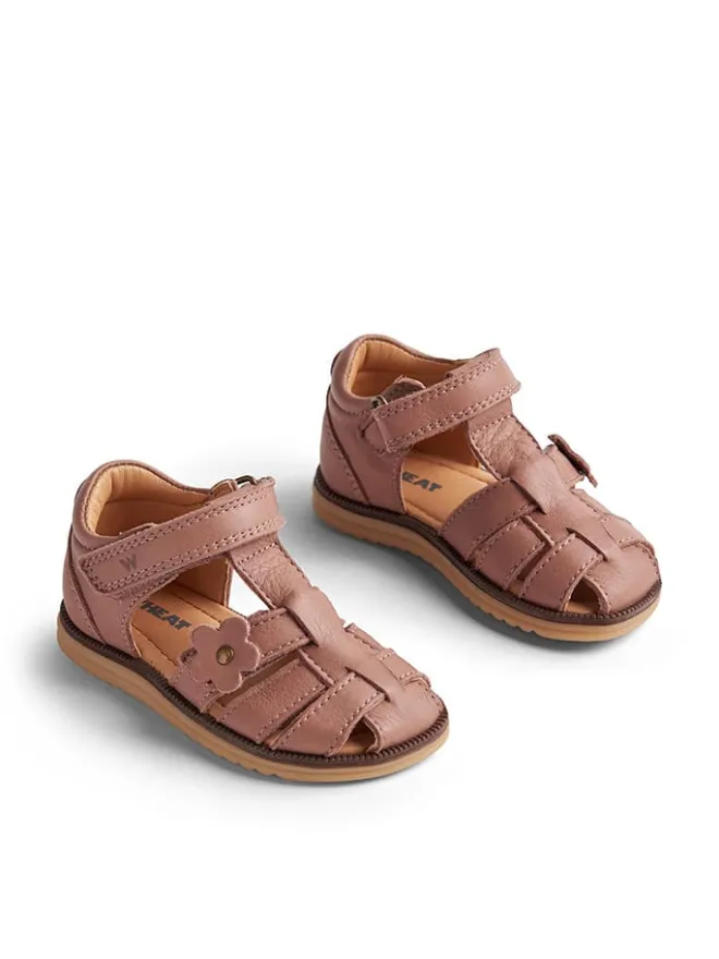 Wheat Sandalen^Leder-Halbsandalen "Sky" in Rosa