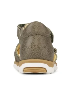 Leder-Halbsandalen 