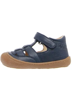 Leder-Halbsandalen "Wad" in Dunkelblau>Naturino New