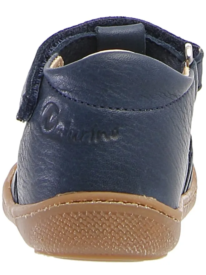 Leder-Halbsandalen "Wad" in Dunkelblau>Naturino New