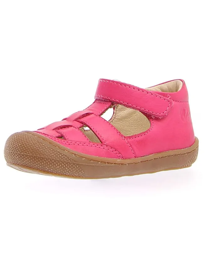 Naturino Sandalen|Sandalen·Halbsandalen^Leder-Halbsandalen "Wad" in Pink