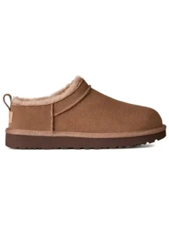 Leder-Hausschuhe "Classic Micro" in Hellbraun>UGG Hot