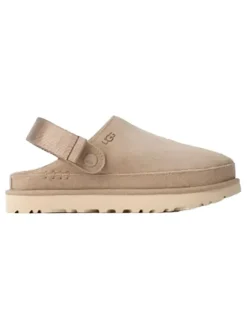 UGG Hausschuhe^Leder-Hausschuhe "Goldenstar" in Beige
