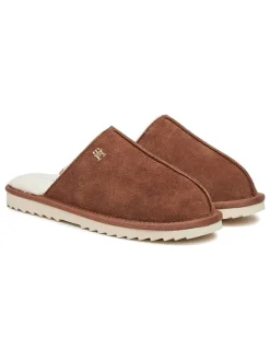 Tommy Hilfiger Shoes Hausschuhe^Leder-Hausschuhe in Braun