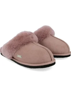 Leder-Hausschuhe in Rosa>HAFLINGER New