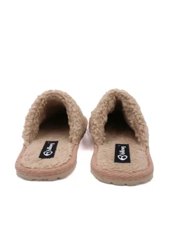 billowy Clogs & Pantoletten·Pantoletten^Leder-Hausschuhe in Rosa