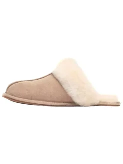Leder-Hausschuhe "Scuffette II" in Beige>UGG Clearance