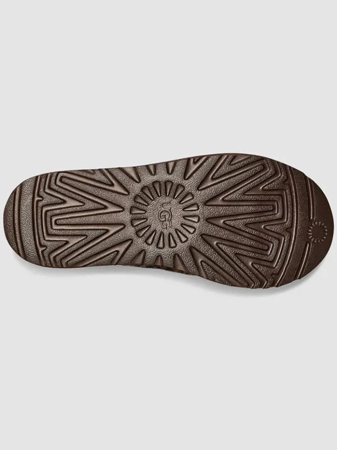 Leder-Hausschuhe "Tasman Caspian" in Braun/ Schwarz>UGG