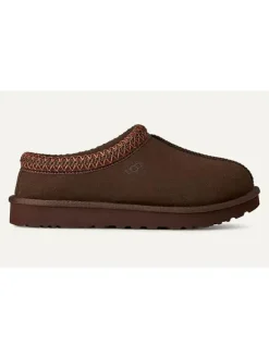 UGG Hausschuhe^Leder-Hausschuhe "Tasman II" in Braun