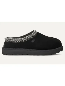 Leder-Hausschuhe "Tasman II" in Schwarz>UGG Clearance