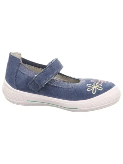 superfit Ballerinas^Leder-Hausschuhe "Tensy" in Blau