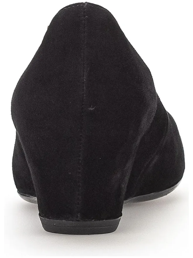 Leder-Keilpumps in Schwarz>Gabor New