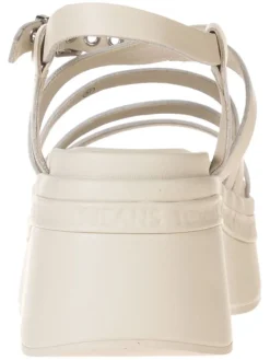 Tommy Hilfiger Sandalen^Leder-Keilsandaletten in Creme
