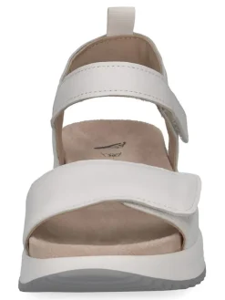 Caprice Sandalen^Leder-Keilsandaletten in Weiß
