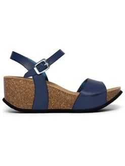 Sunbay Sandalen^Leder-Keilsandaletten 