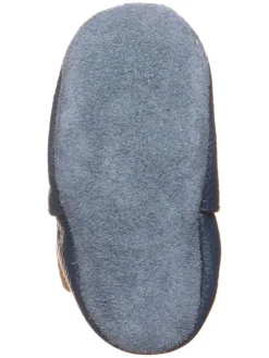 Leder-Krabbelschuhe in Dunkelblau><noscript><img width=
