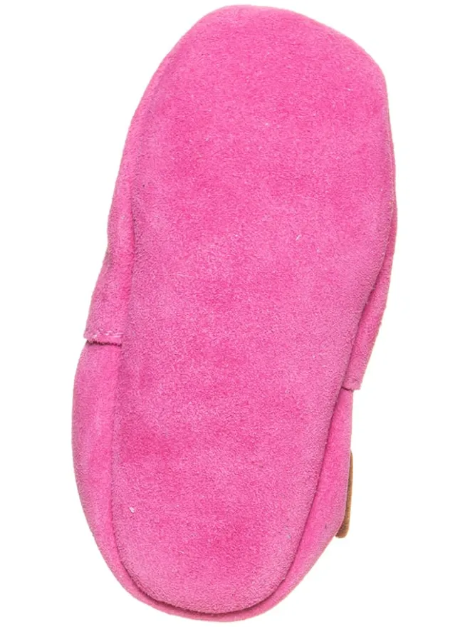 lamino Krabbelschuhe^Leder-Krabbelschuhe in Pink