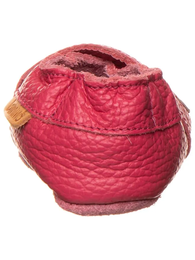 Leder-Krabbelschuhe in Pink>lamino Best