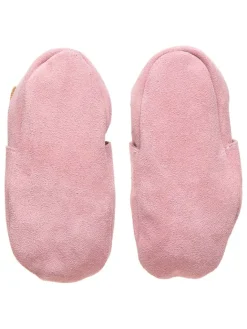 Leder-Krabbelschuhe in Rosa><noscript><img width=