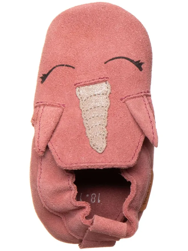 lamino Krabbelschuhe^Leder-Krabbelschuhe in Rot