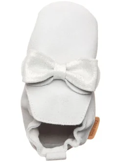lamino Krabbelschuhe^Leder-Krabbelschuhe in Weiß