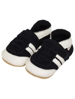 Lait et Miel Krabbelschuhe^Leder-Krabbelschuhe "Sneakers" in Dunkelblau