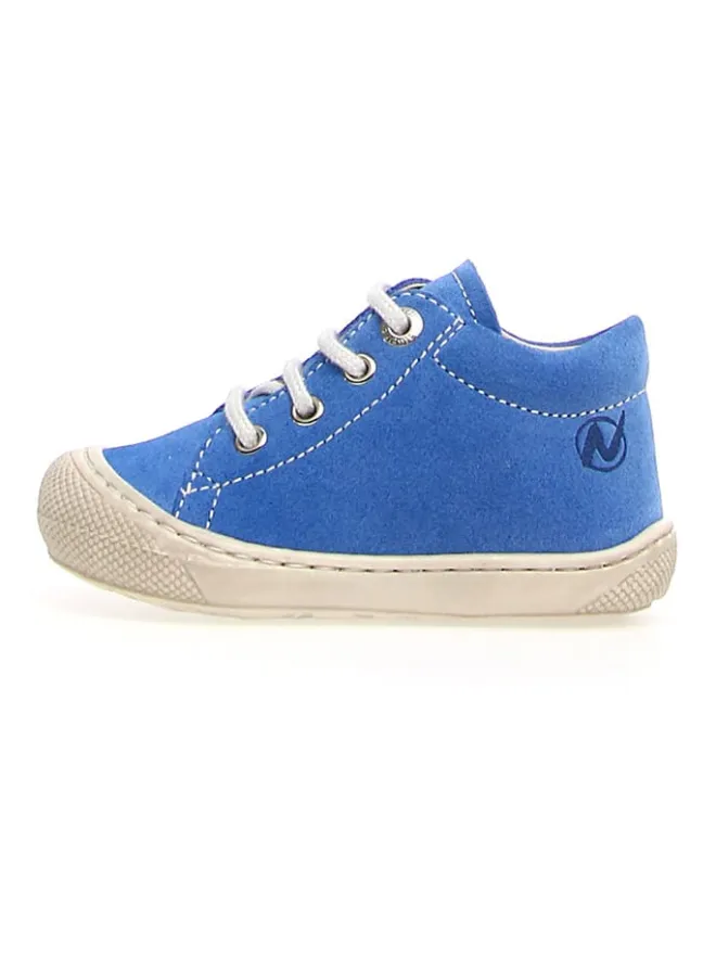 Leder-Lauflernschuhe "Coco" in Blau>Naturino Discount