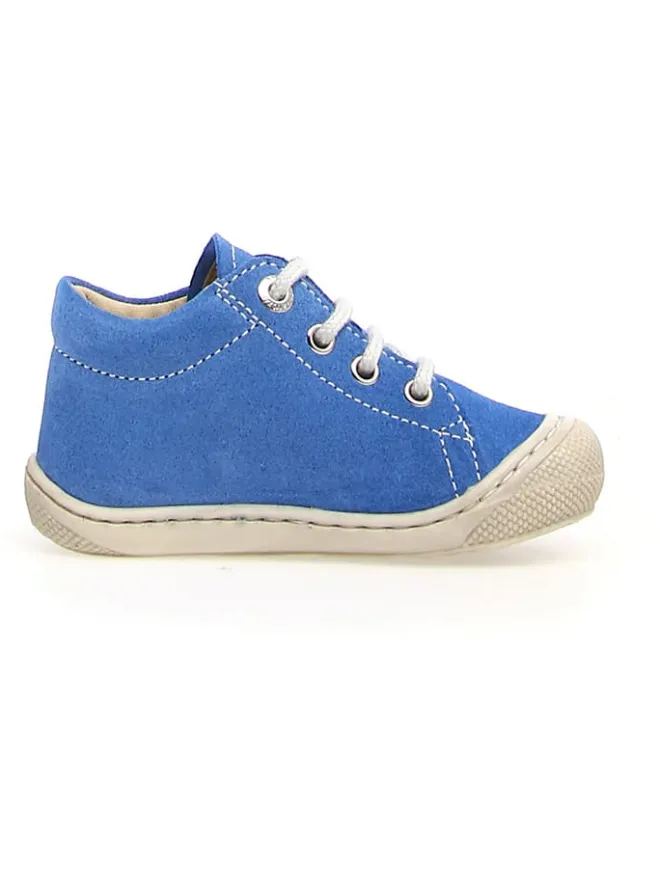 Leder-Lauflernschuhe "Coco" in Blau>Naturino Discount