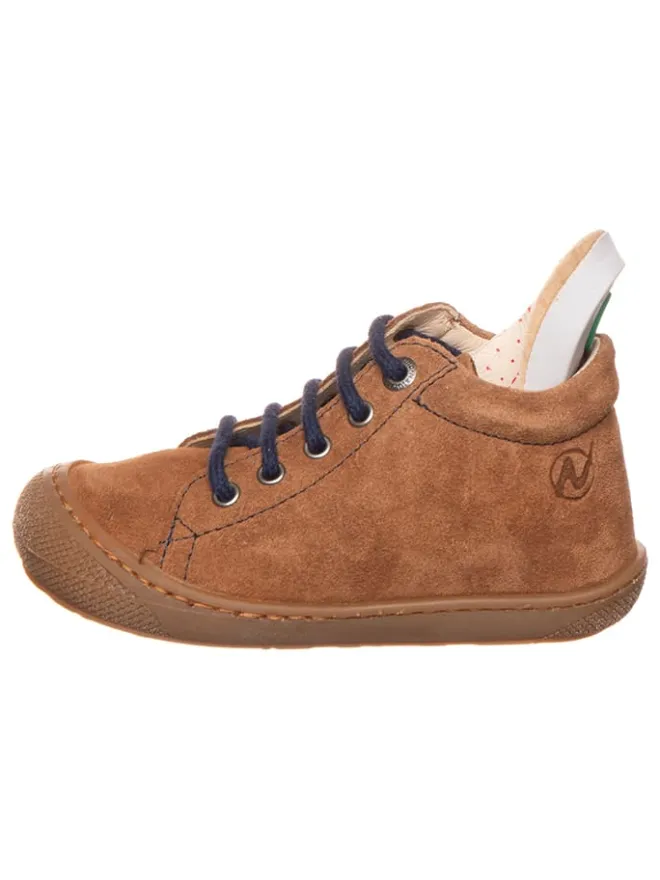 Leder-Lauflernschuhe "Coco" in Hellbraun>Naturino New