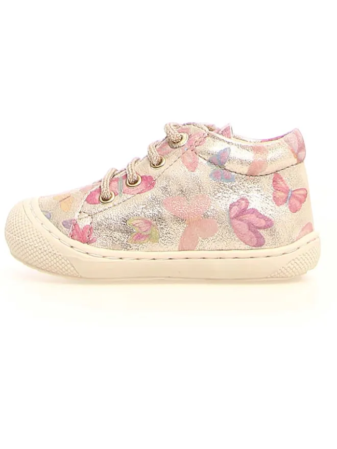 Leder-Lauflernschuhe "Cocoon" in Gold>Naturino Sale