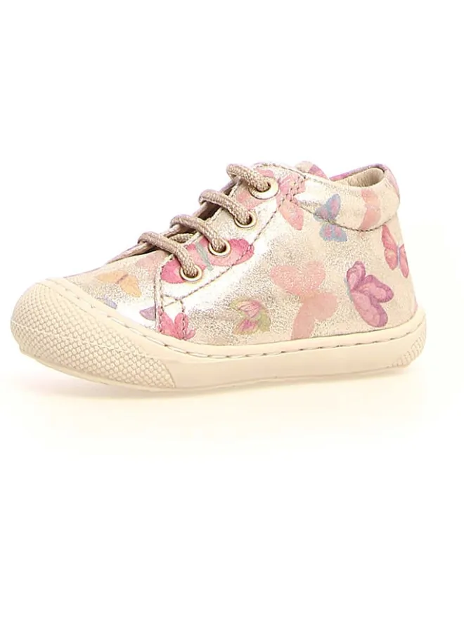 Leder-Lauflernschuhe "Cocoon" in Gold>Naturino Sale