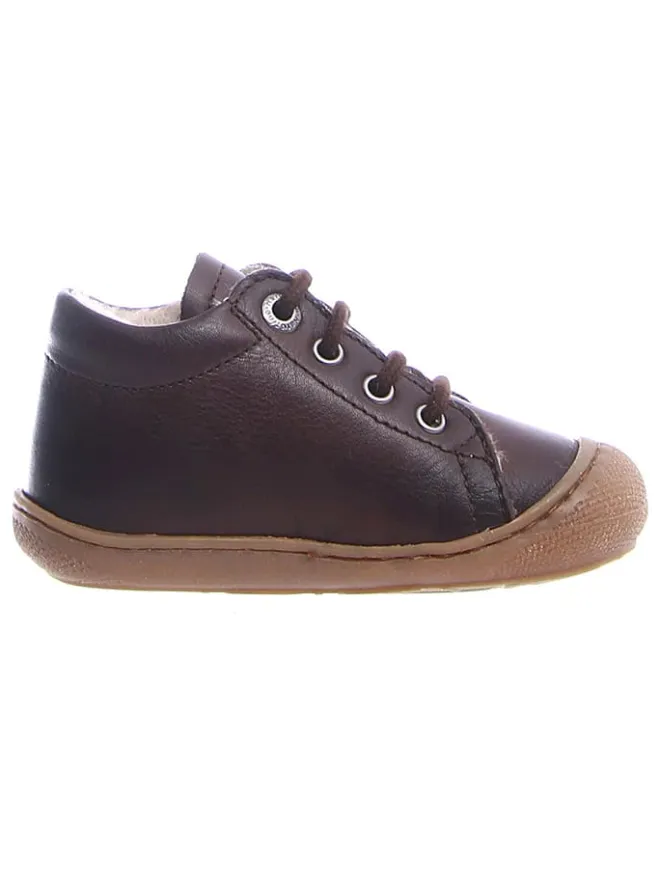 Leder-Lauflernschuhe "Cocoon" in Dunkelbraun>Naturino Best