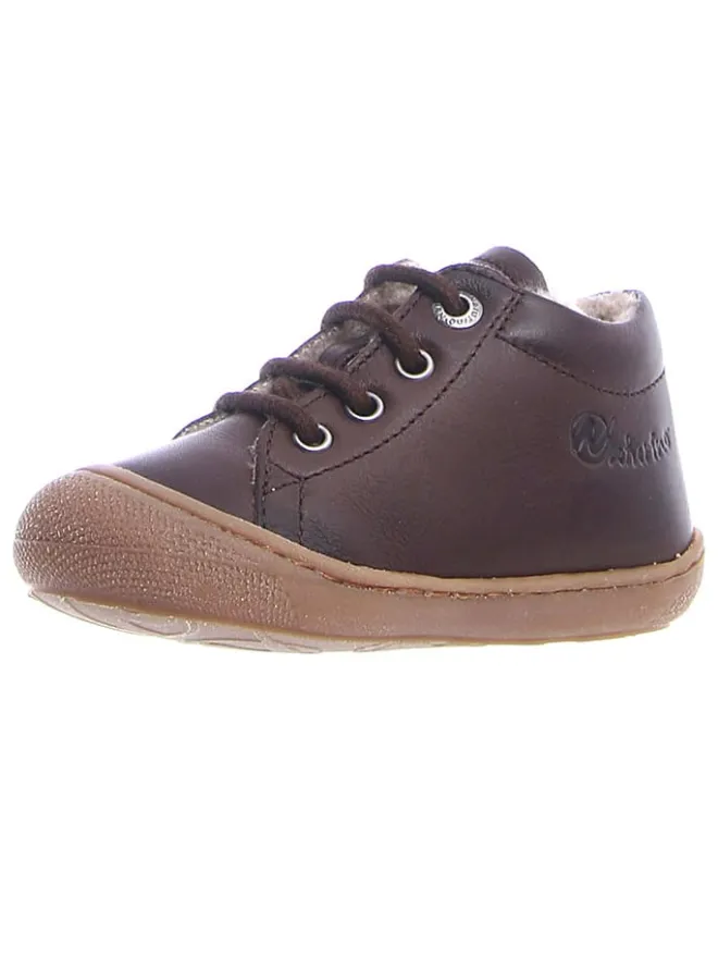 Leder-Lauflernschuhe "Cocoon" in Dunkelbraun>Naturino Best