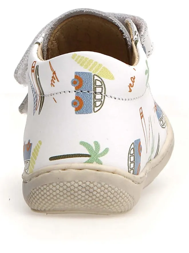 Leder-Lauflernschuhe "Cocoon" in Weiß>Naturino New