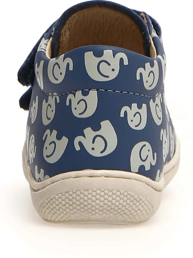Leder-Lauflernschuhe "Cocoon" in Dunkelblau>Naturino Best