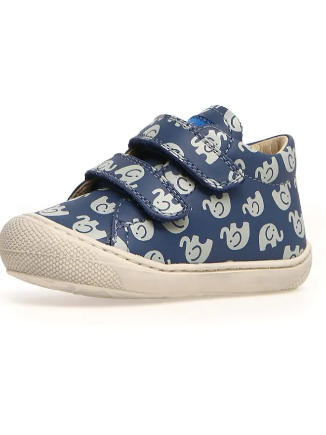 Leder-Lauflernschuhe "Cocoon" in Dunkelblau>Naturino Best